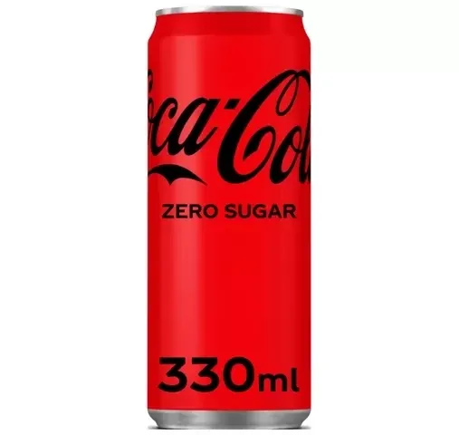 Blikje Cola Zero 0,33 liter