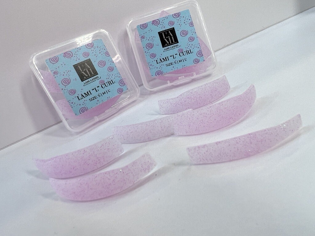 Lami Lashes L curl Shields
