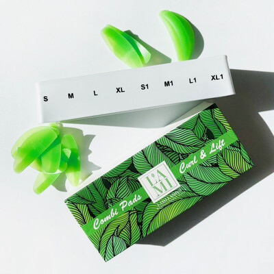 Lami Lashes Comby Pads Green