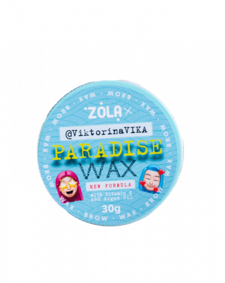 Zola Paradise Wax with Vitamin E and Argan Oil