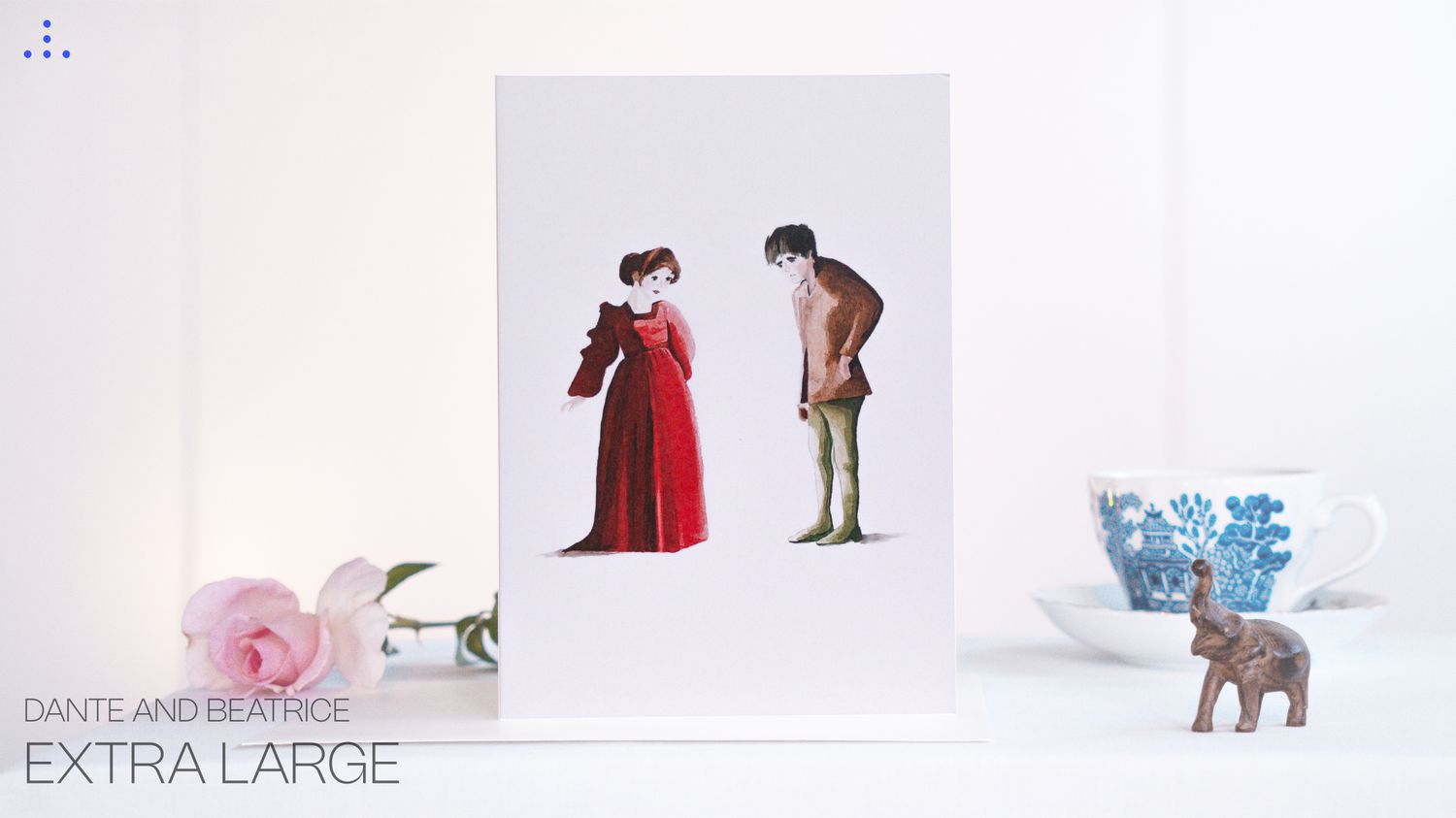 "Immortal" - Dante and Beatrice - 100% Recycled Card