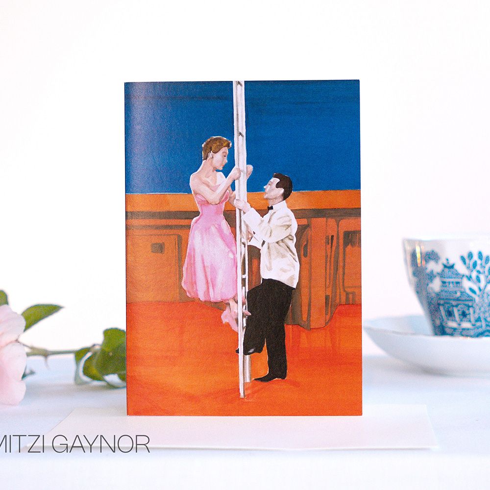 "Moments in Music" - Donald O'Connor & Mitzi Gaynor - 100% Recycled Card