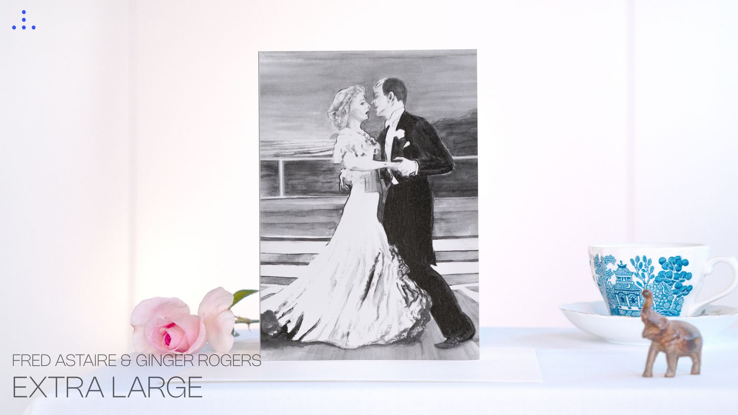 "Moments in Music" - Fred Astaire & Ginger Rogers - 100% Recycled Card