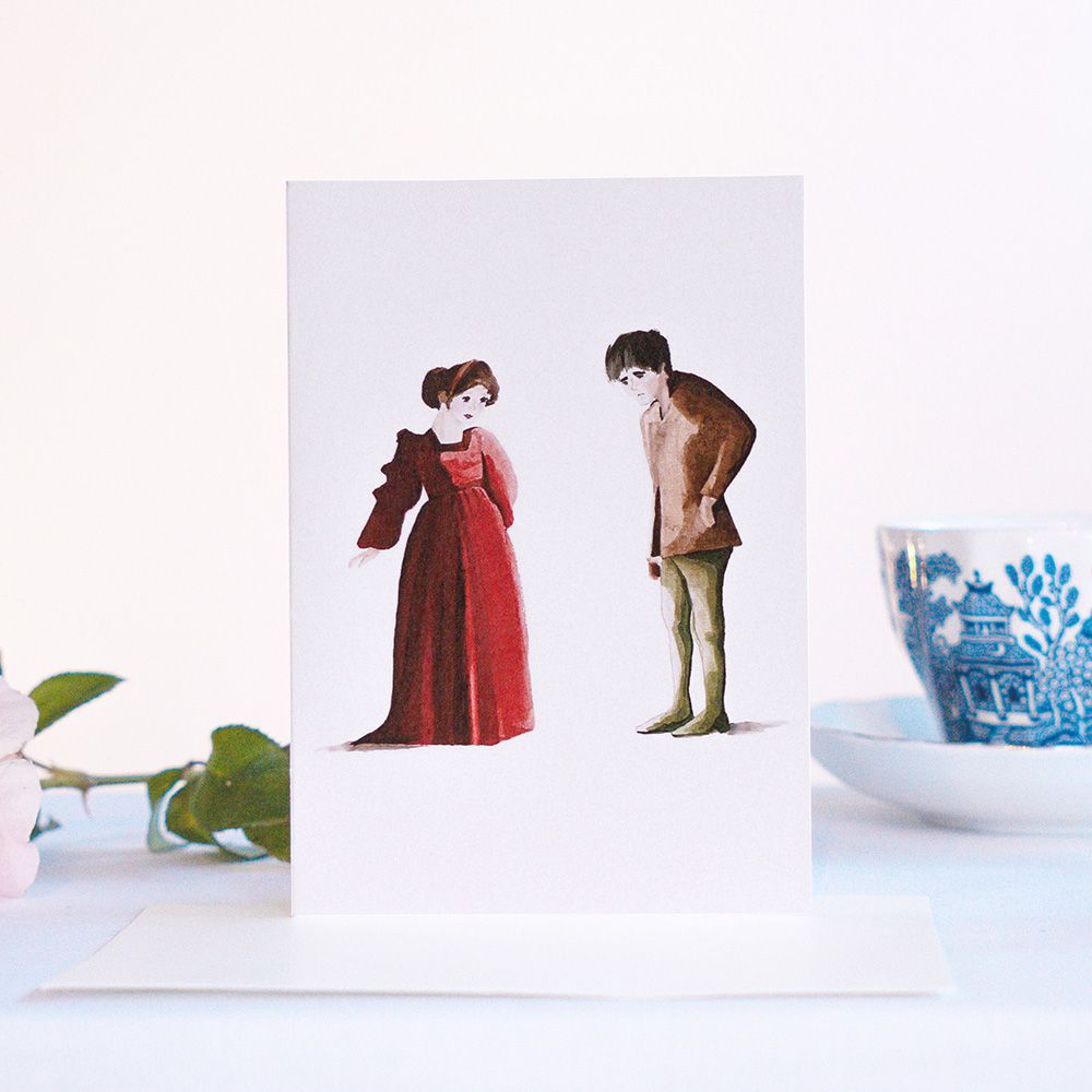 "Immortal" - Dante and Beatrice - 100% Recycled Card