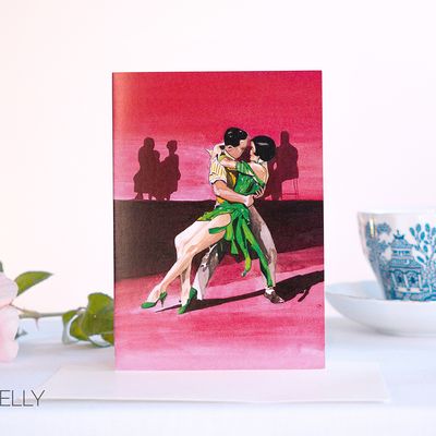 "Moments in Music" - Cyd Charisse & Gene Kelly - 100% Recycled Card