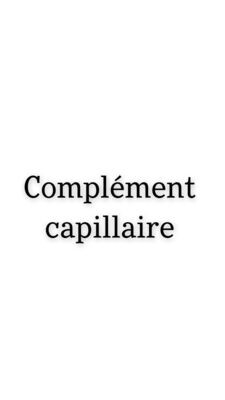 Soin et entretien complément capillaire