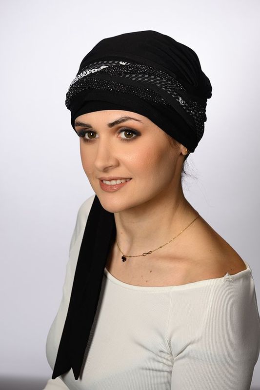 TURBAN TRESSE - noir