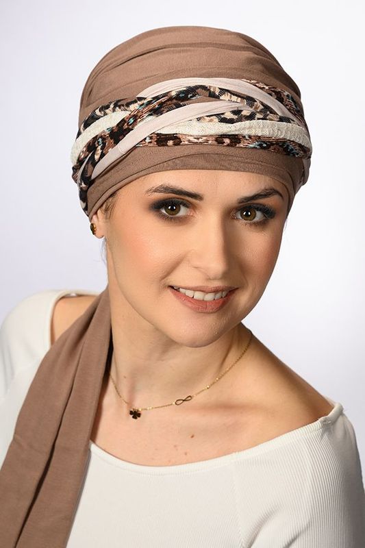 TURBAN TRESSE - Taupe