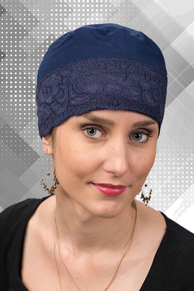 TURBAN DE NUIT - BLEU MARINE