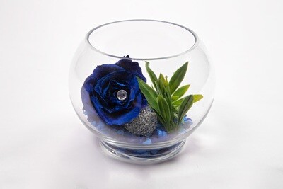 Rose éternelle bleue