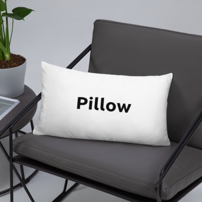 Basic white pillow