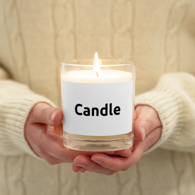 Basic white candle