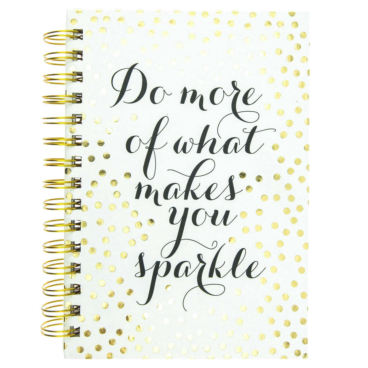 Sparkle 6 x 8 Spiral Hard Cover Journal