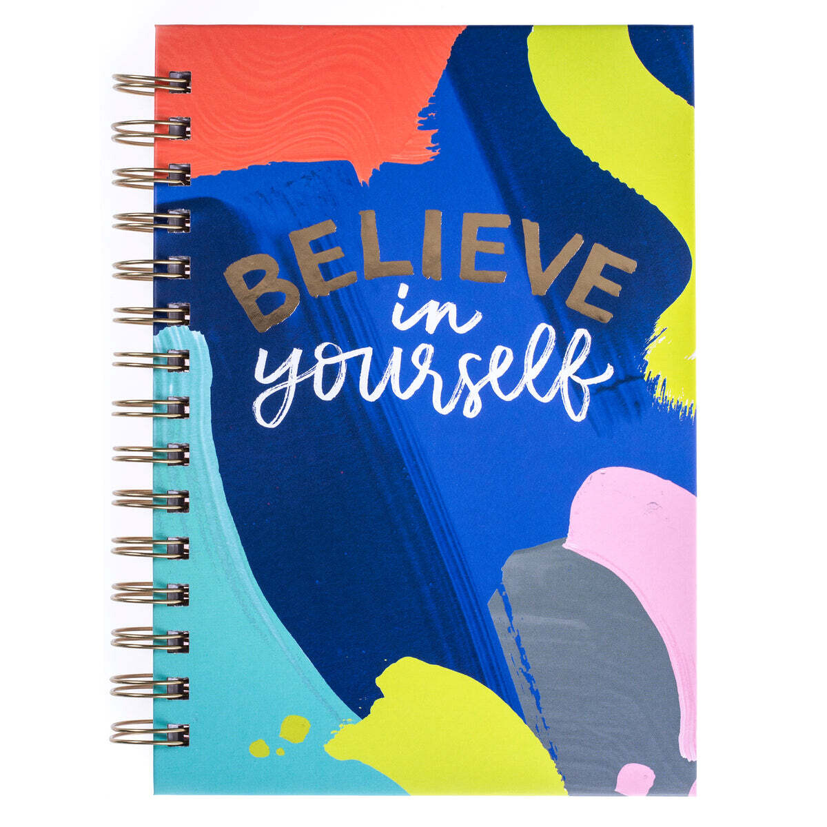 Joyful Abstract 6 x 8 Spiral Hard Cover Journal