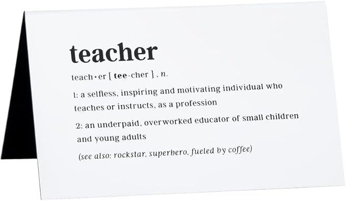 Teacher desk sign