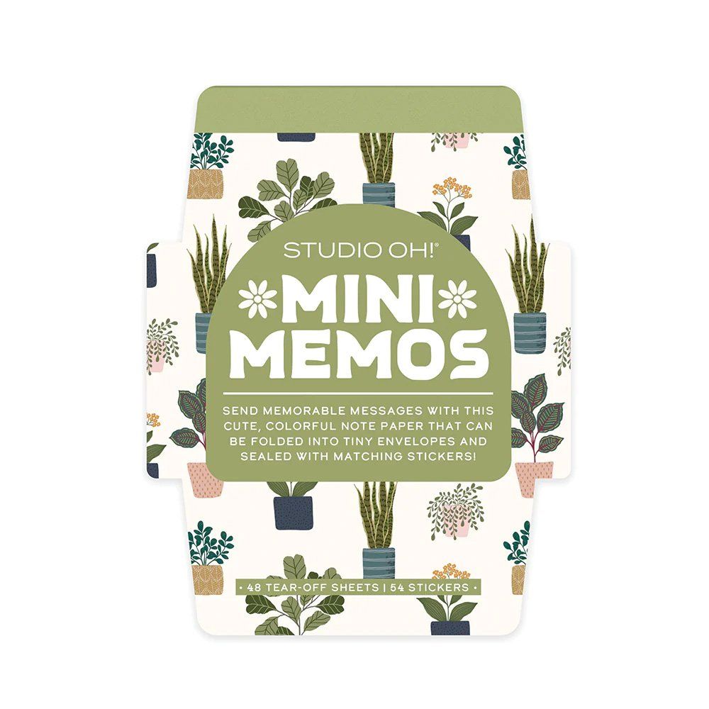 Plant Lover Mini Memo with Stickers