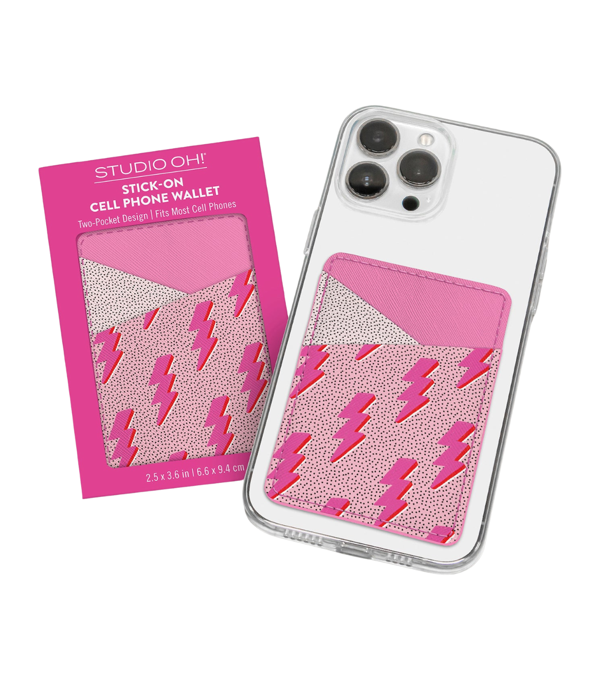 Charged Up Stick-On Cell Phone Wallet
