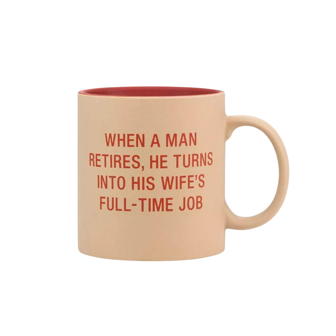 Man retires mug