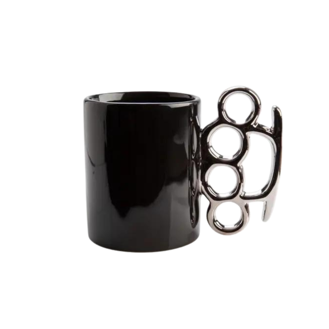 Knuckle duster mug