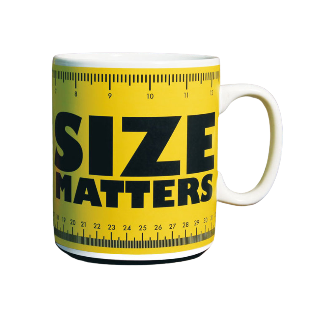 Size matters giant mug