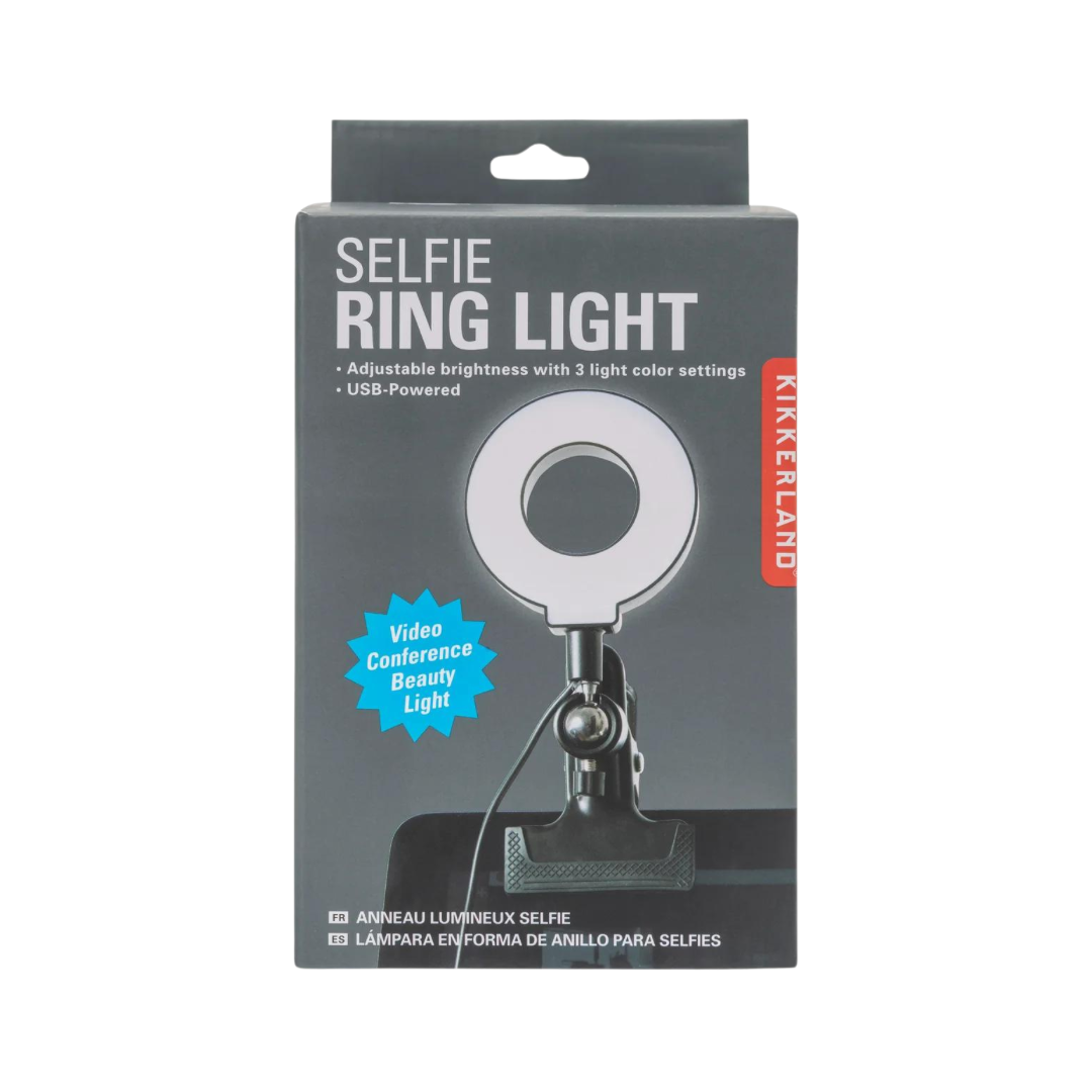 Selfie ring light