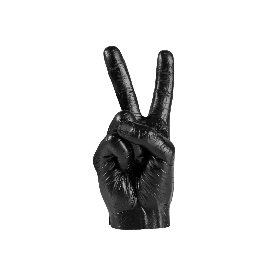 Peace photo holder black