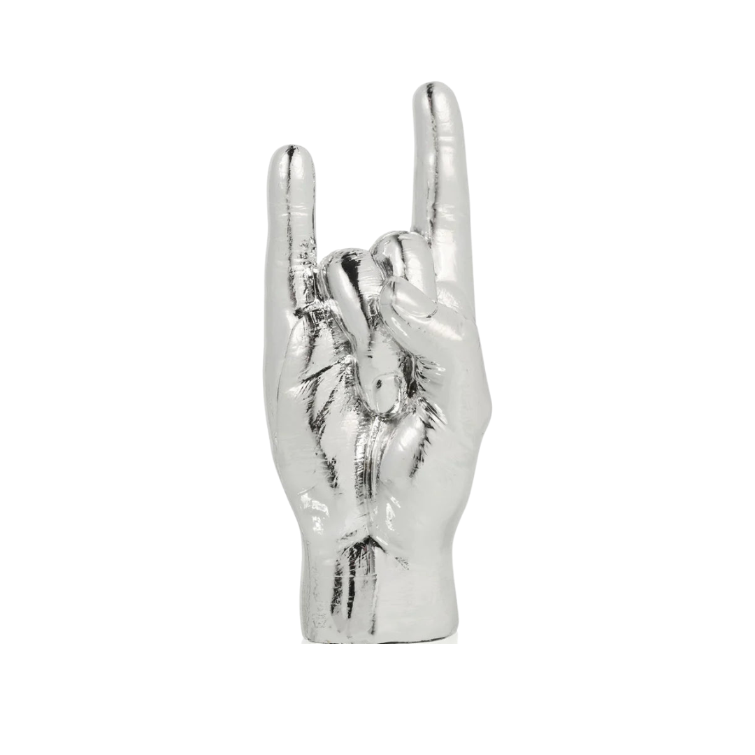 You rock photo holder silver
