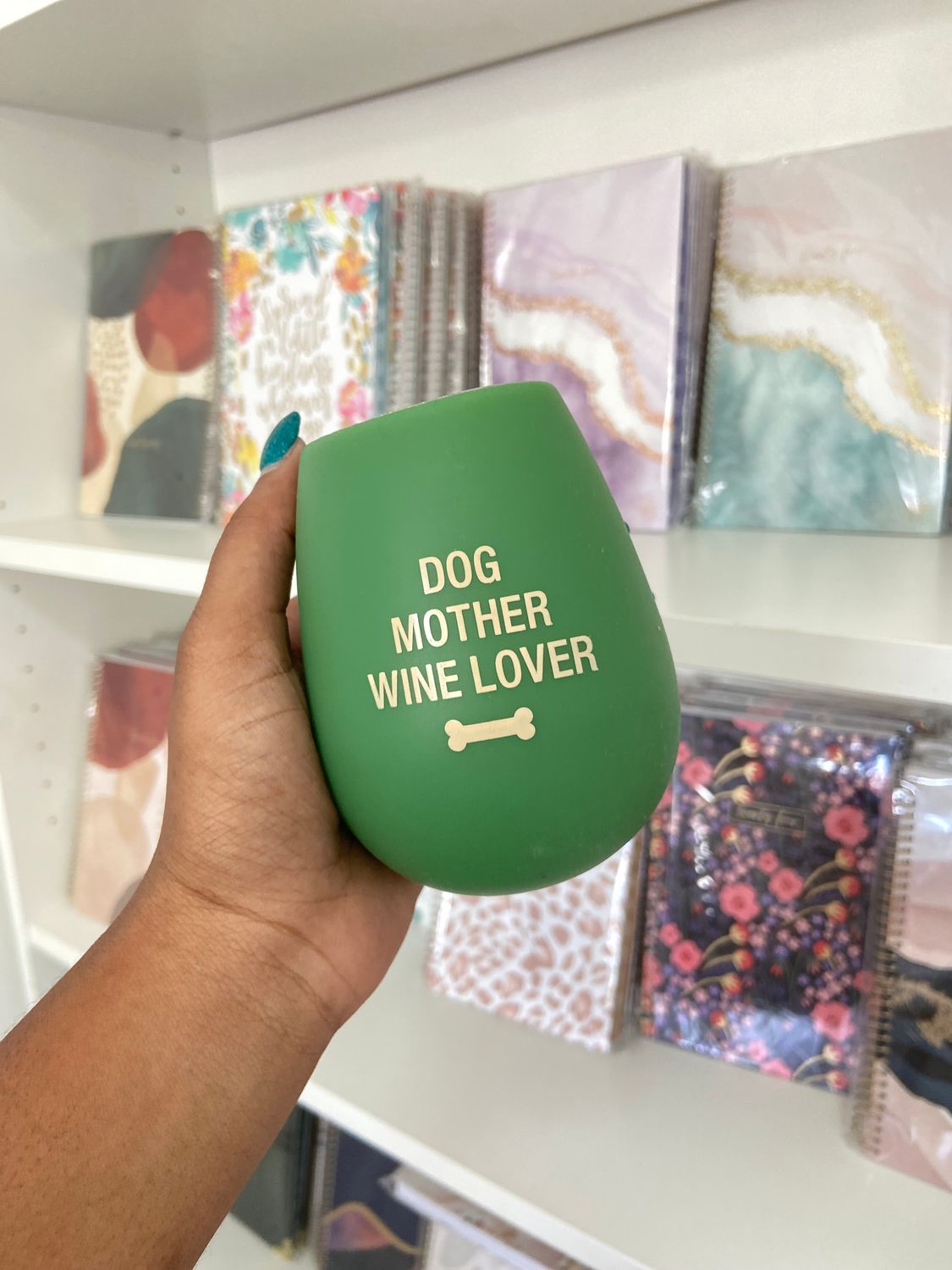 Dog mother wine cup
