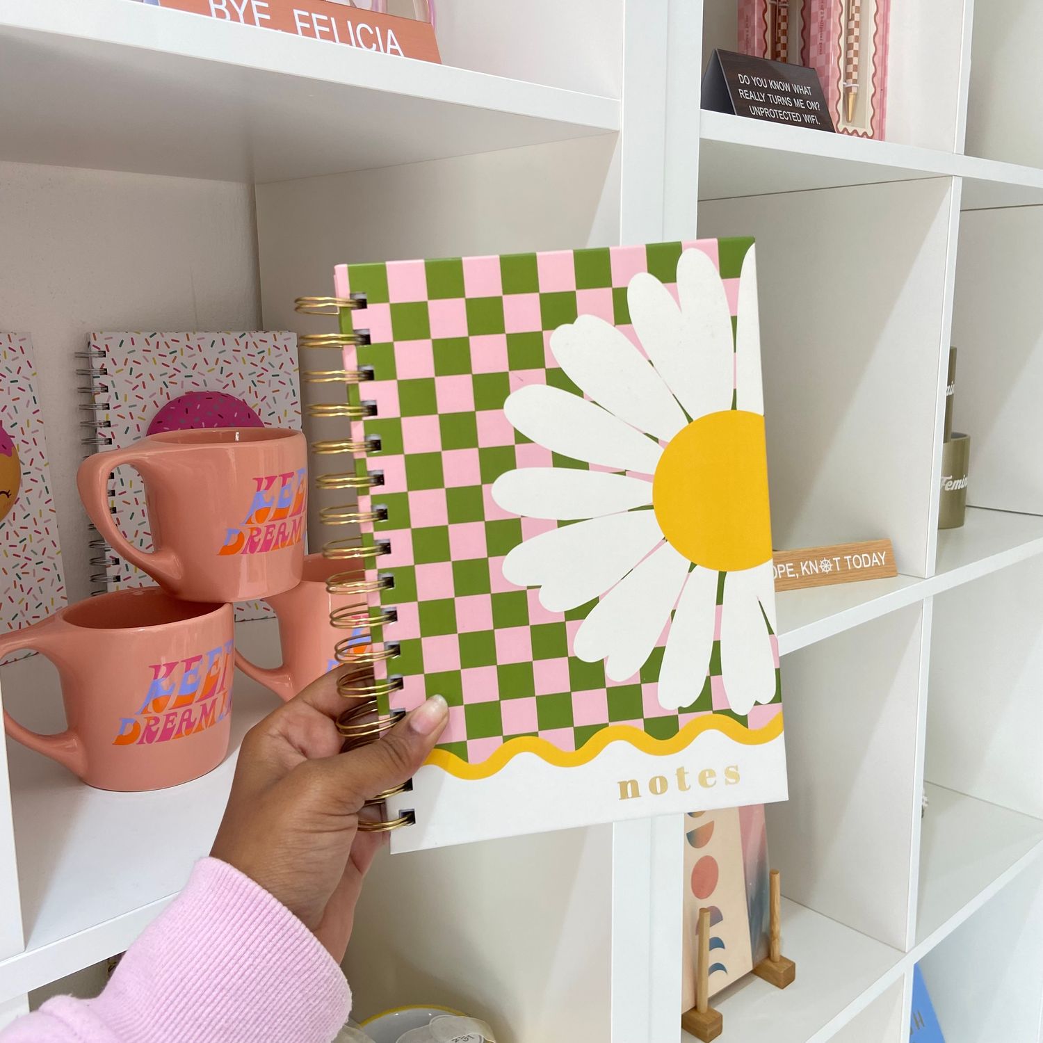 Retro Sunflower notebook