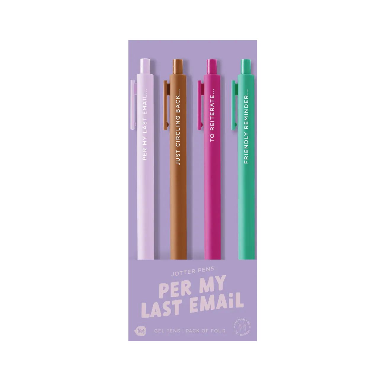 Jotter sets 4 pack - Per My Last Email
