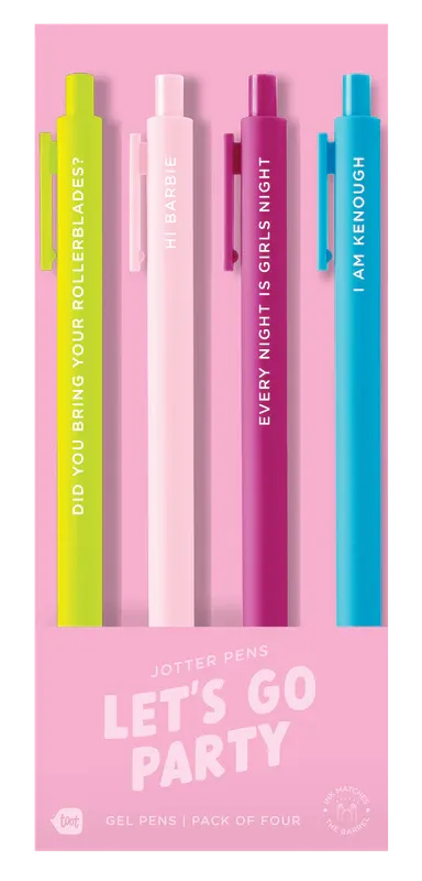Jotter sets 4 pack - Lets Go Party