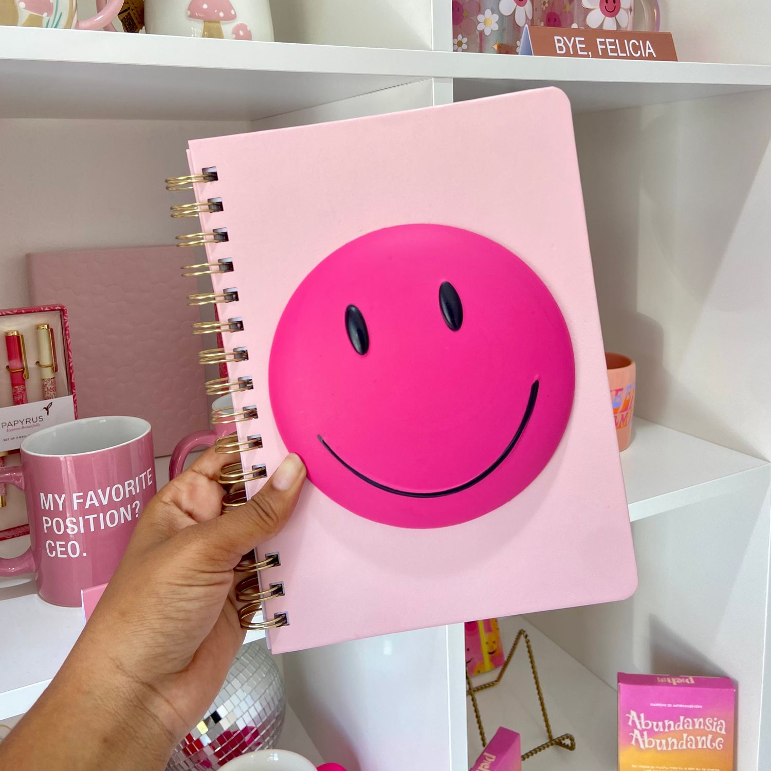 Smiley 3D notebook