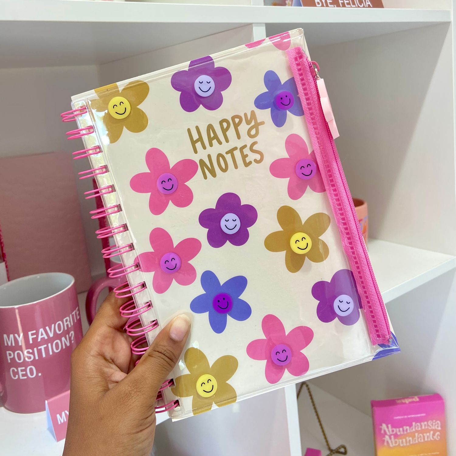 Happy notes notebook