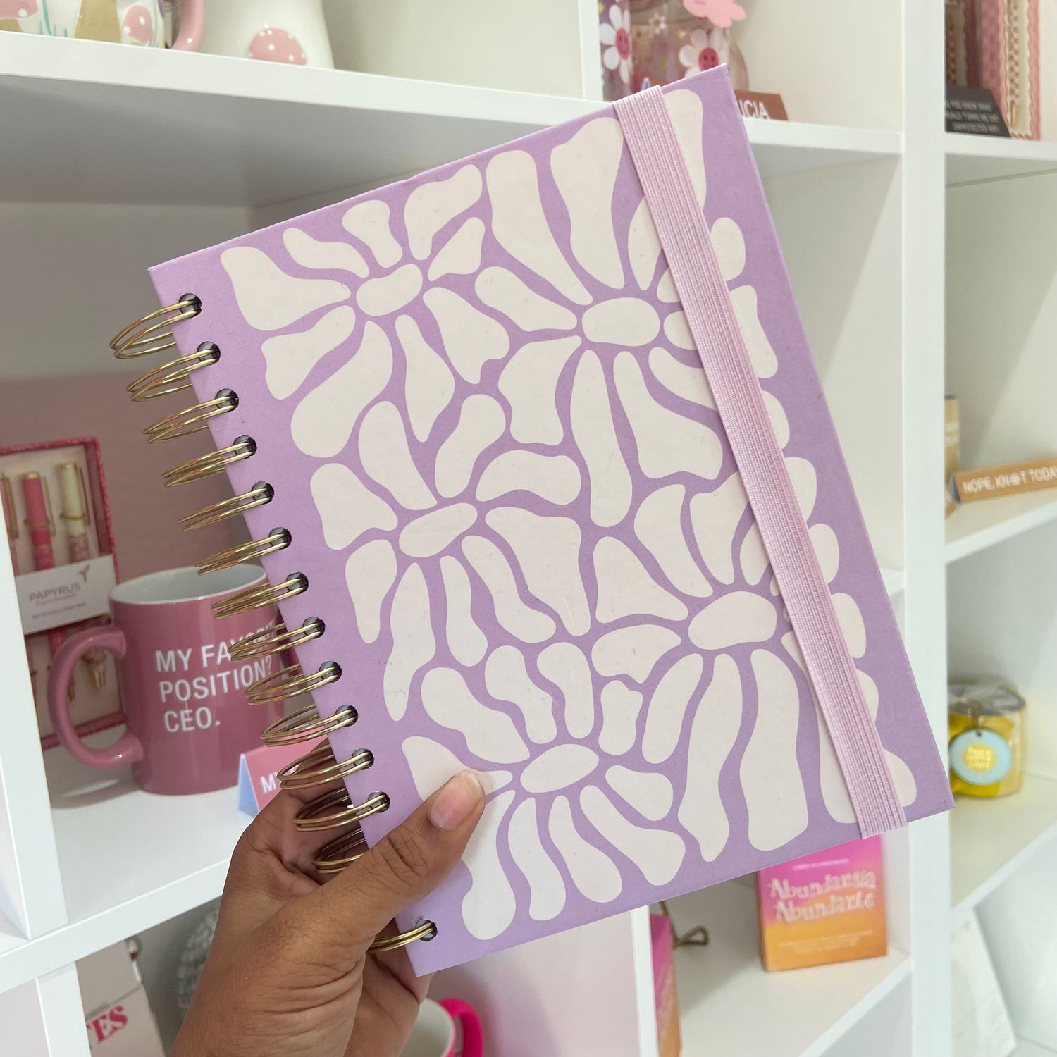 Purple groove notebook