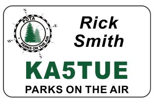 POTA - Parks On The Air BADGE