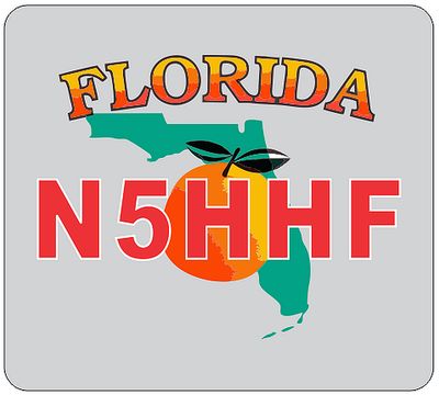 Mouse Pad - Florida Outline w/ Oramge