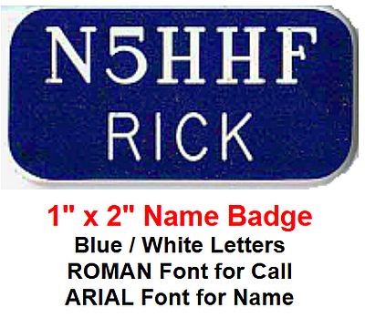 1x2 and 1x3 Name Badges