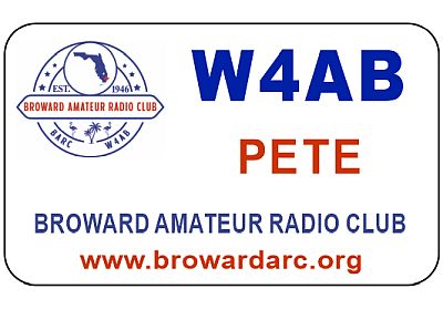 Broward Amateur Radio Club Badge - FL