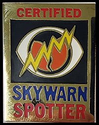 Lapel Pin -  SKYWARN SPOTTER