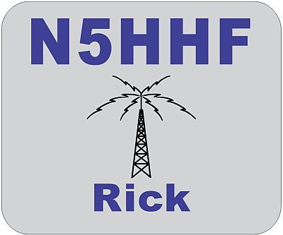 Mouse Pad - Radio Tower w/ Call &amp; Name