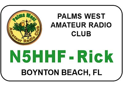 Palms West Amateur Radio Club - FL
