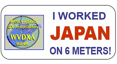 WVDXA - I Worked JAPAN on 6 Meters!