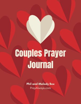 Couples Prayer Journal Companion Booklet