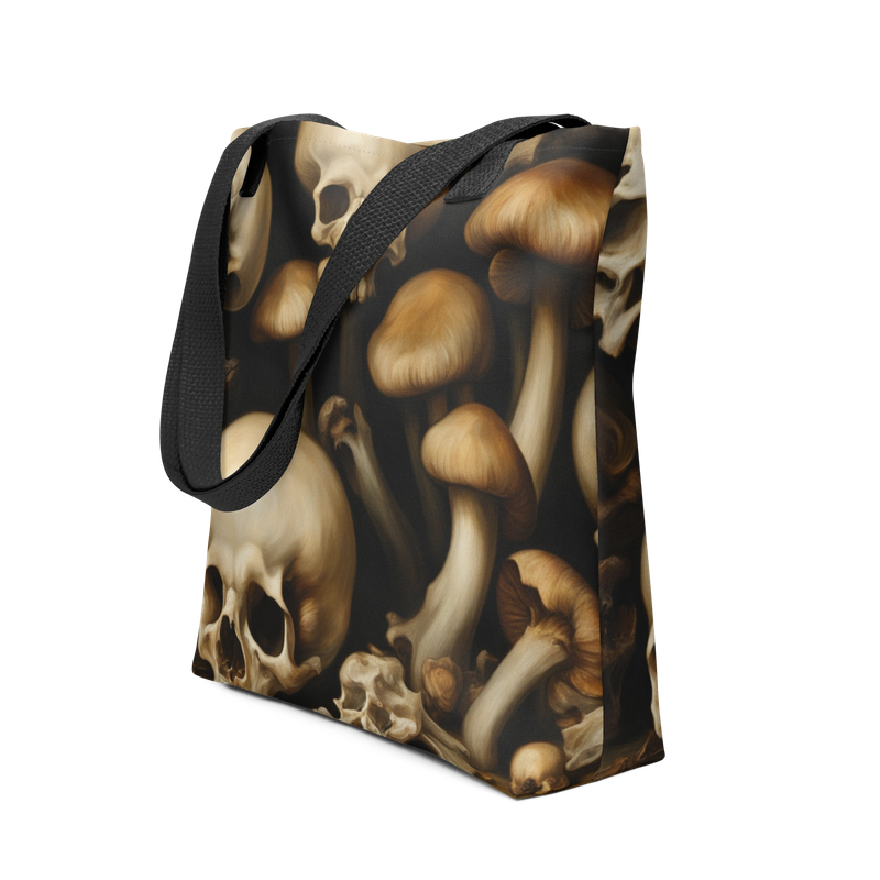 Fungi Skull Tote bag