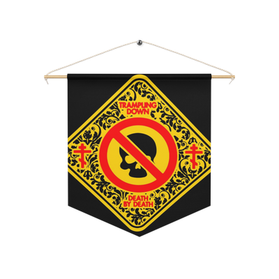 Trampling Down Death by Death Pennant banner