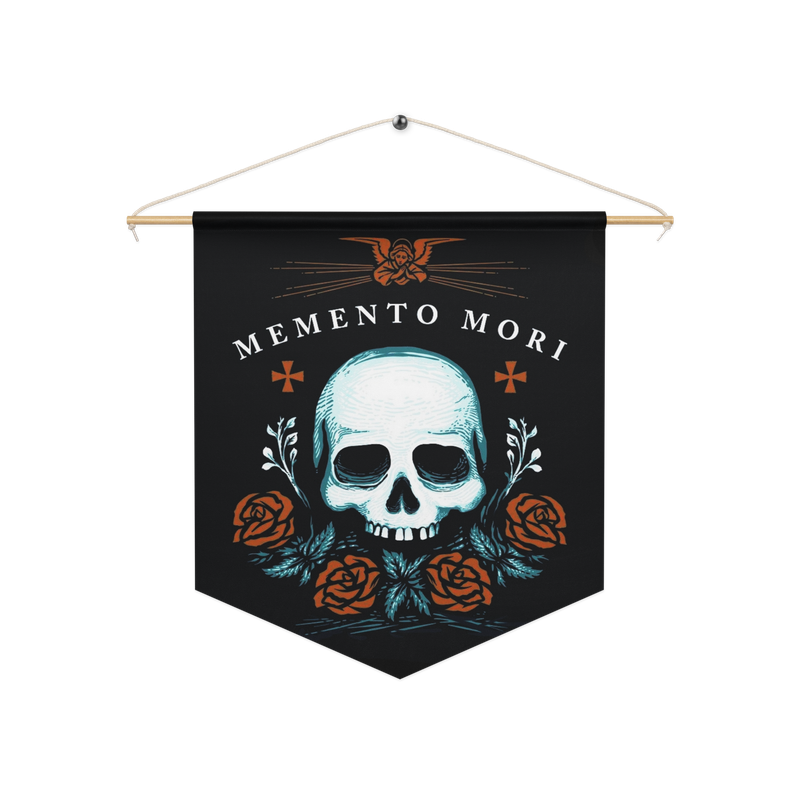 Memento Mori Pennant banner