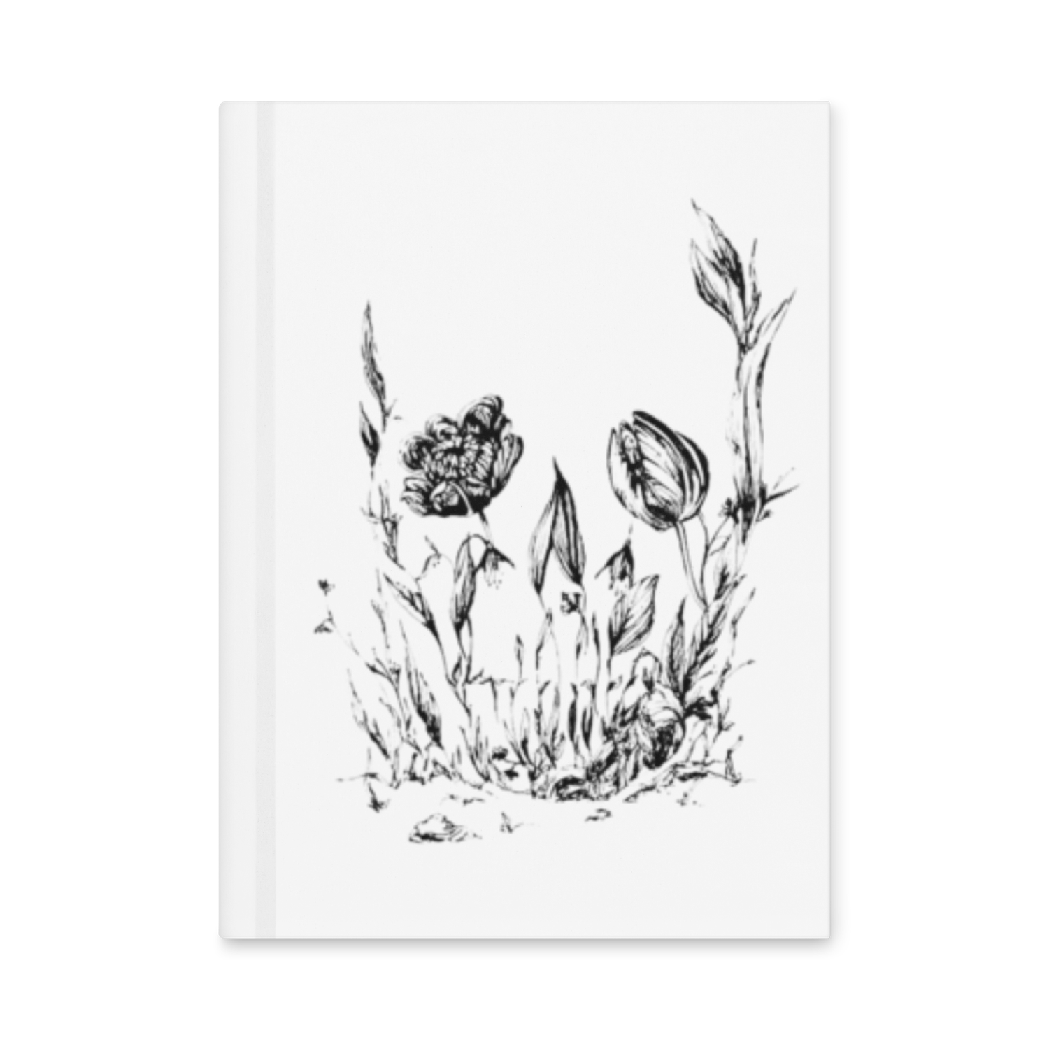 Flower Skull Hardcover journal matte