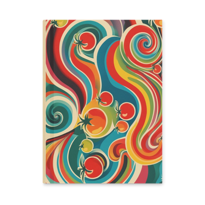 Tomato Flow Hardcover journal matte