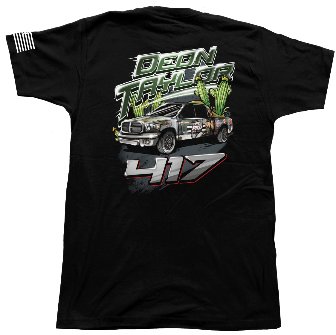 DEON TAYLOR RACE TRUCK T-SHIRT