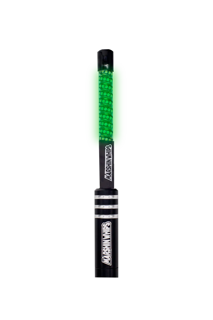 MARSHIN WHIPS V2 GREEN 3 FOOT LED SET OF 2